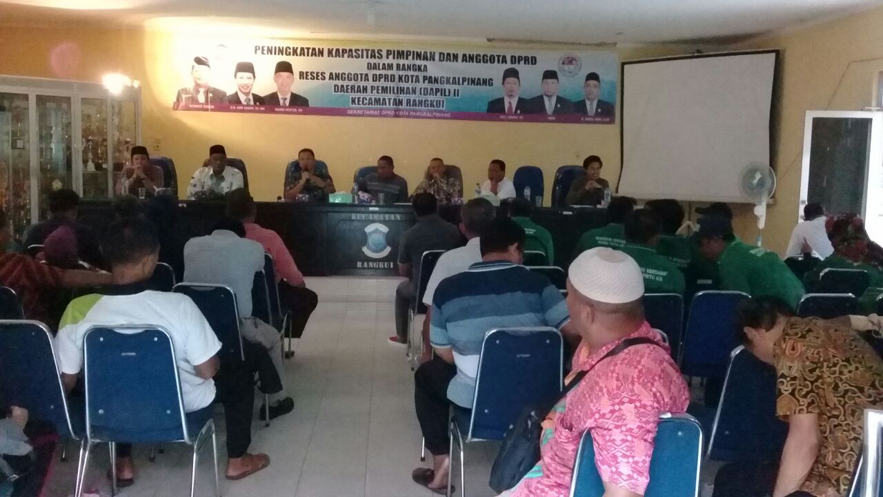 Reses Anggota Dewan Dapil II Kecamatan Rangkui. Achmad Subari: Masyarakat Harus Proaktif Mengawasi P